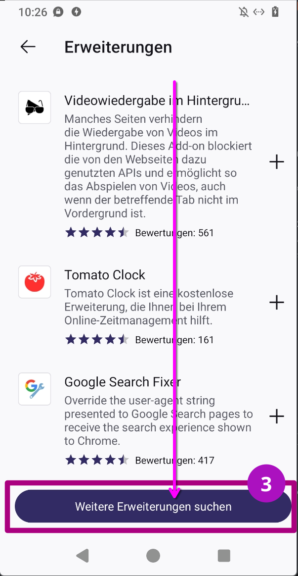 Werbeblocker zu Firefox hinzufügen Android Teil 3