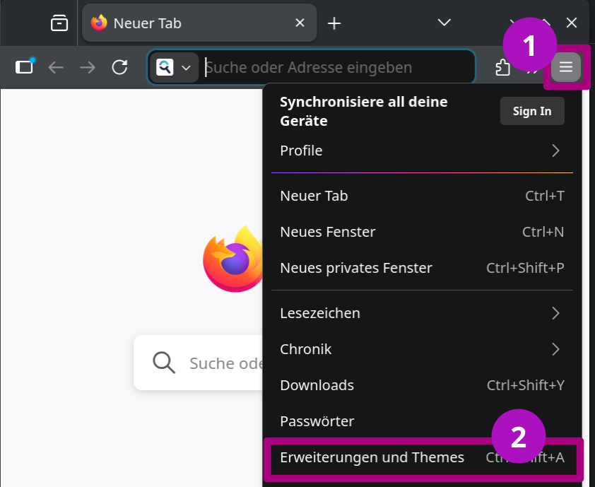 Werbeblocker zu Firefox hinzufügen Computer Teil 1