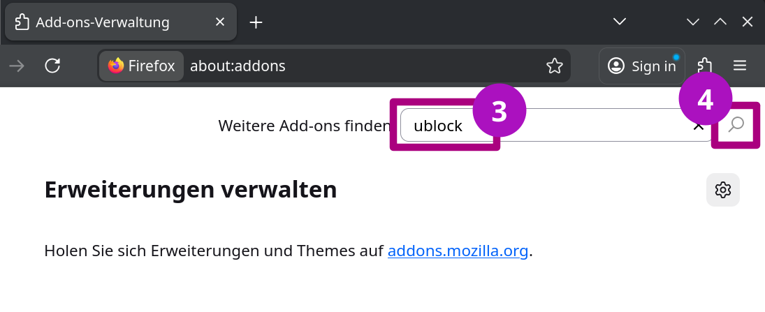 Werbeblocker zu Firefox hinzufügen Computer Teil 2