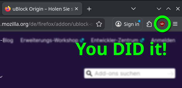 Werbeblocker zu Firefox hinzufügen Computer Teil 6