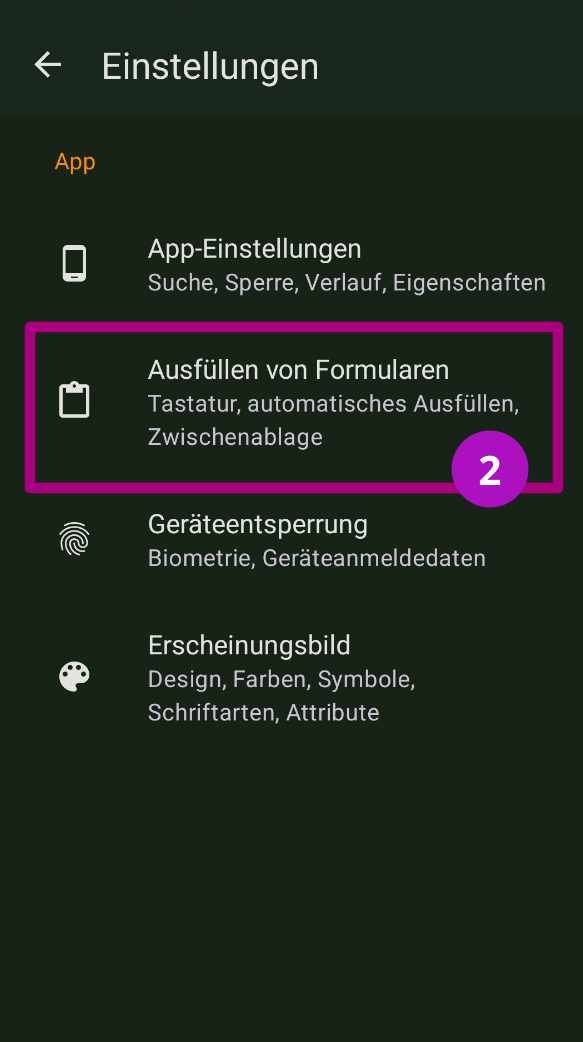 KeepassDX auf Android Teil 07