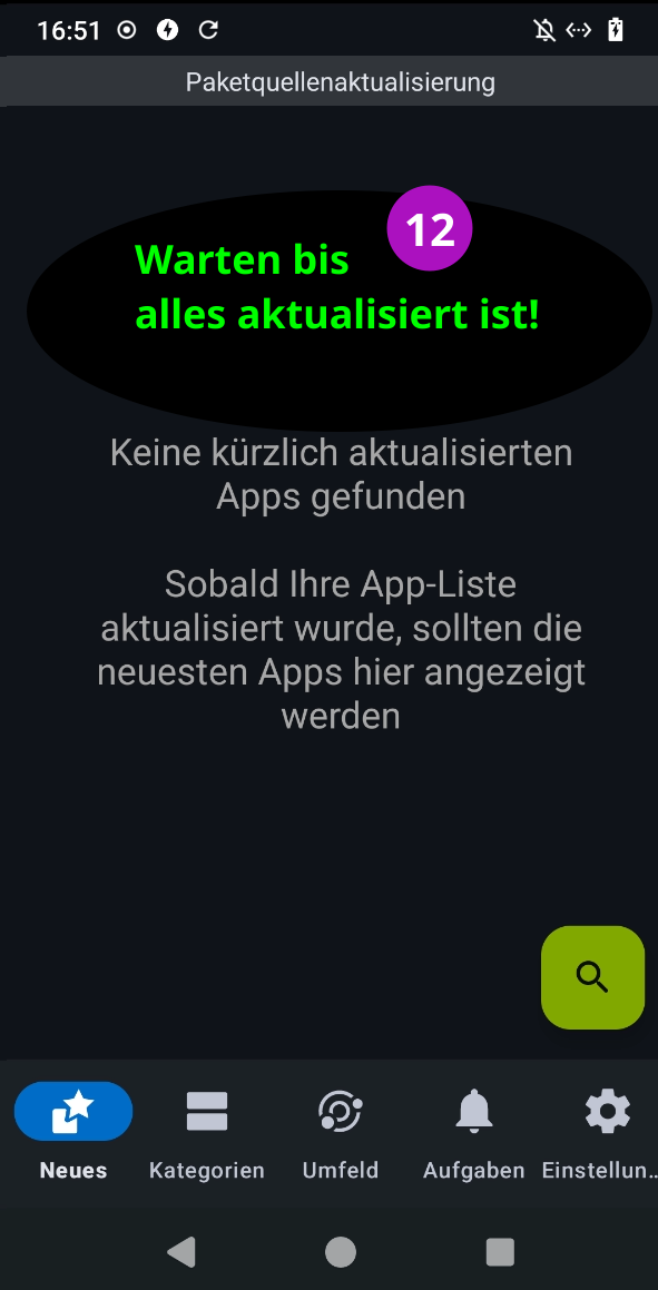 F-Droid Store auf dem Android installieren Schritt 12