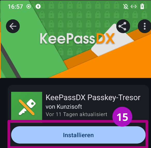 F-Droid Store auf dem Android installieren Schritt 15